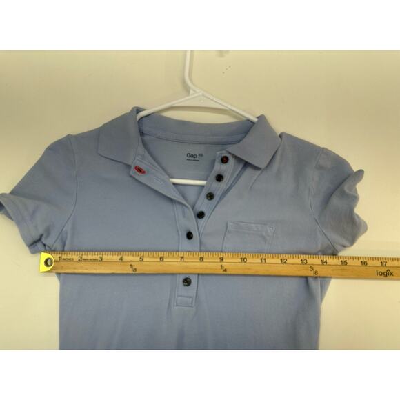 Gap Childrens Shirt Girls Size XS Purple Polo Shirt Short Sleeve - Picture 9 of 12
